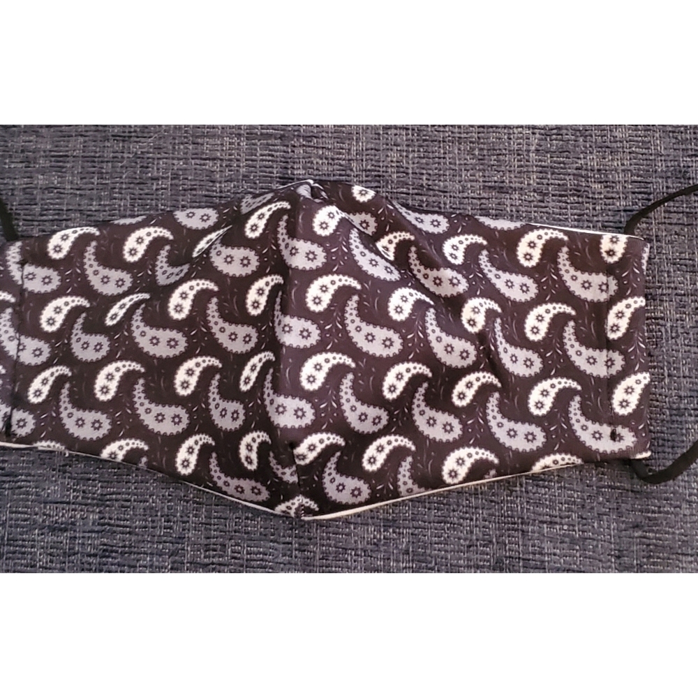 2/$10 2 PLY PAISLEY FACE MASK - Picture 2 of 4